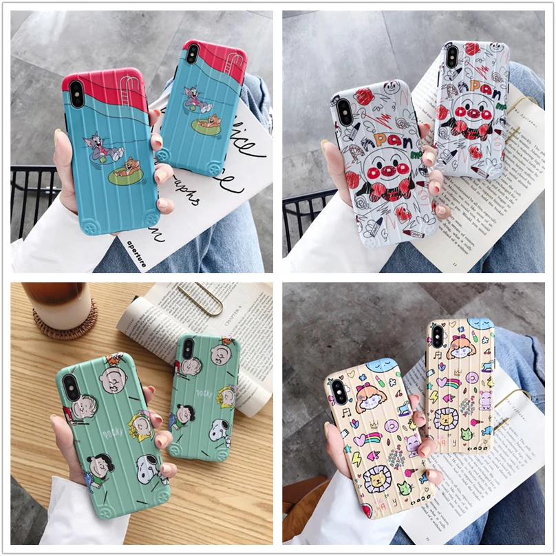 

Cartoon Bread superman, Tom and Jerry,Snoopys phone case for iphone 6 s 7 8 plus IMD suitcase case for iphone x xs max xr 7plus