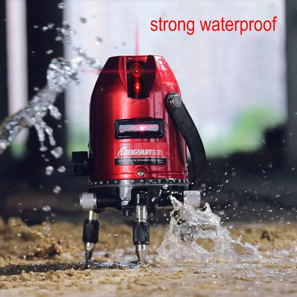 

LOMVUM L6000100 5Lines 6points Outdoor Laser Level Self-Leveling 360 Vertical&Horizontal Tilt Lazer Level tripod level Hot