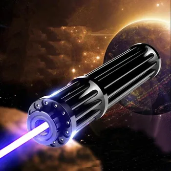 

Most Powerful Adjustable Focus High Power 10 Miles BE3M-II Military Visible Beam 500000m 450nm Blue Laser Pointer With 5 Heads