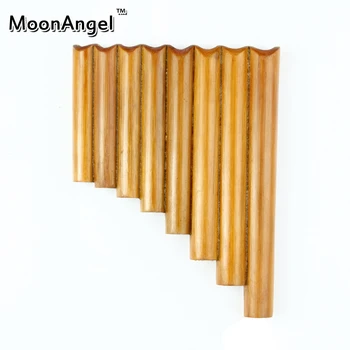 

Kids children Musical Instrument Pan Flute Bamboo Light 8 Pipes G Key Wind Instrument beginner Panpipes Flauta