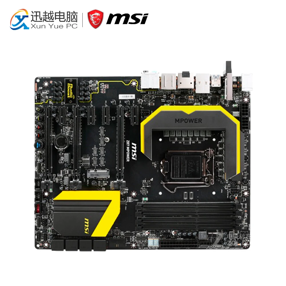 

MSI Z87 MPOWER Desktop Motherboard Z87 Socket LGA 1150 i3 i5 i7 DDR3 32G SATA3 USB3.0 ATX
