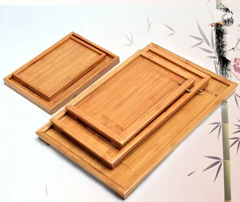 

Bamboo tea tray table Natural Tray High quality exquisite Puer Tea Board For Showing rectangle Gift for drinker