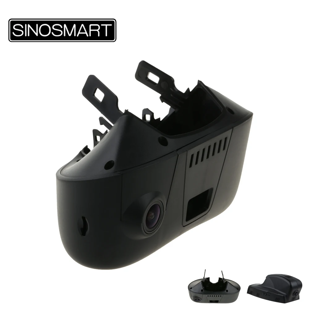 SINOSMART Novatek 96672 автомобильный Wifi DVR камера для BMW 730 740 2015 2016 управление с мобильного