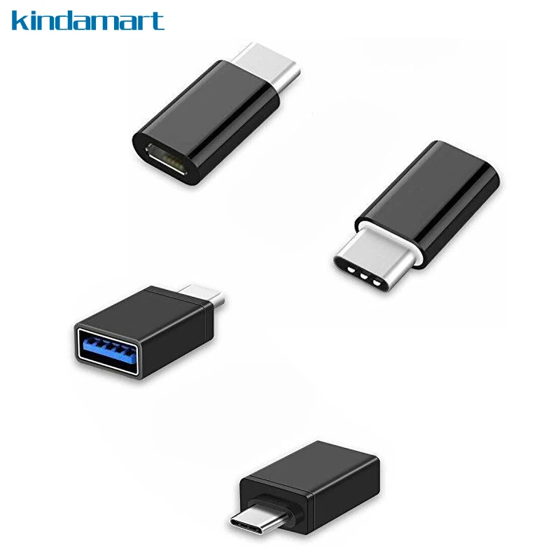 USB C Type C Adapter OTG USB C to Micro USB to USB 3.0