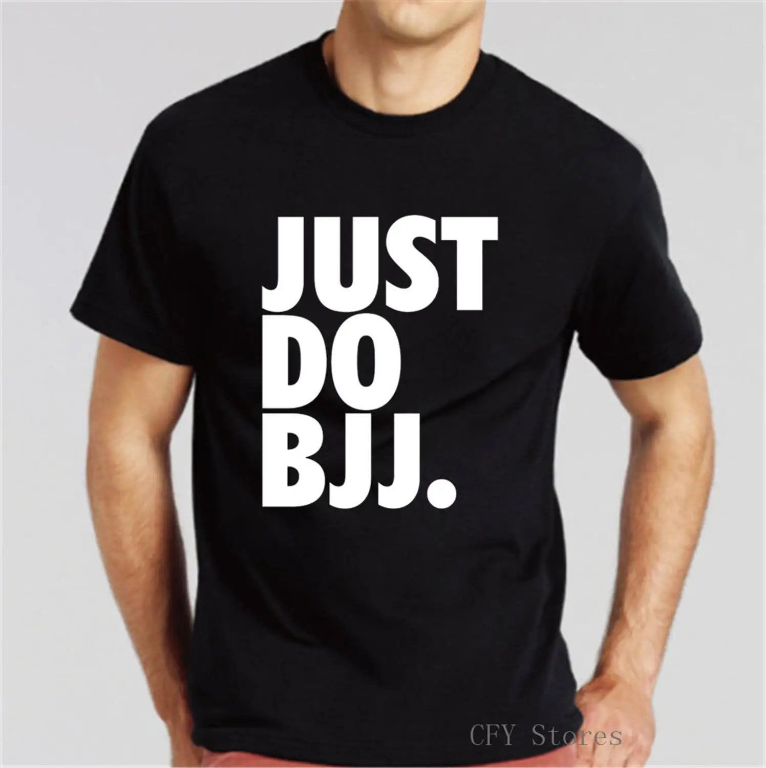 Футболки кунг фу Just Do BJJ (бразильский джиу джитсу) с уникальным дизайном мужские