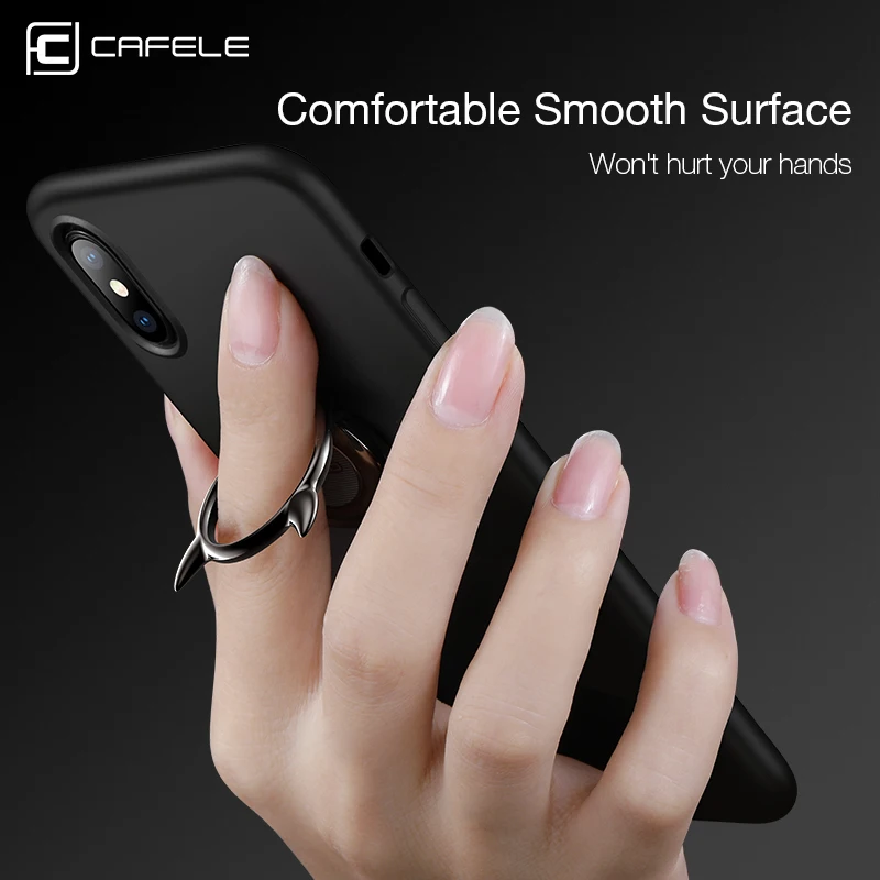  CAFELE dämon Finger Ring Halter für iPhone X 8 7 6s plus Samsung S8 Aluminium Legierung Luxus 360 d