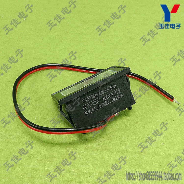 V40D DC15-120V цифровой дисплей водостойкий измеритель напряжения головка распылителя