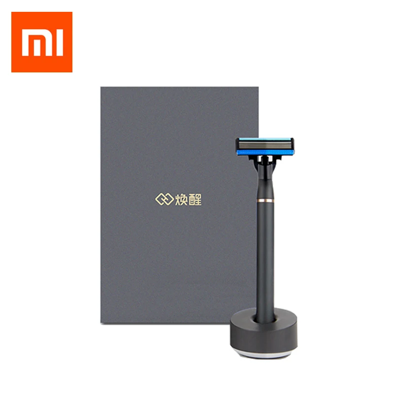 

Original Xiaomi Mijia Razor 3 in 1 set German importing Shaving head lemon Shaving bubbles best quality Men Razor