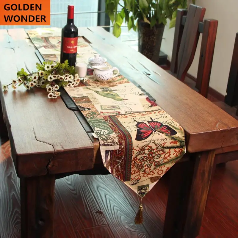 

Beautiful Tablecloth Table Runner High grade Cotton Mat Dining Mats Decoration Soft Insulation Home Textile Free Shipping