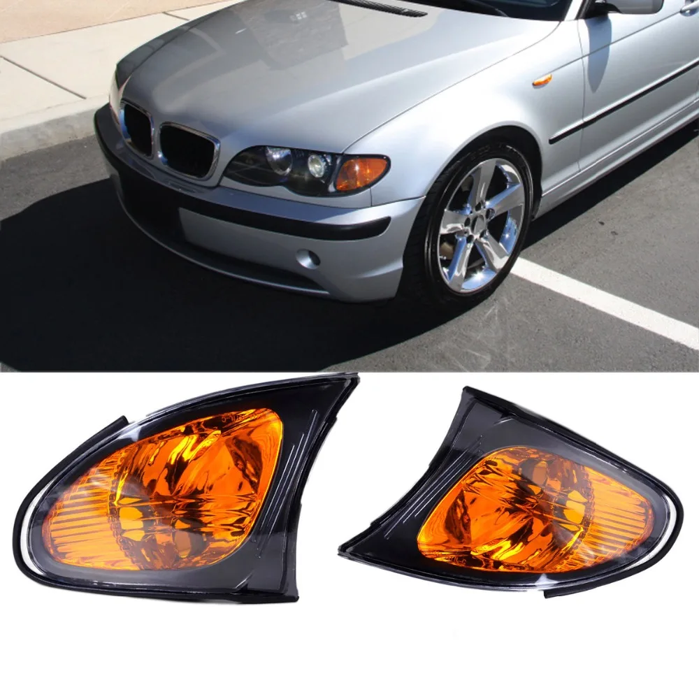 Для BMW 02 05 E46 3 серии подтяжку лица 4 Двери Седан углу указатели поворота желтые линзы|Сигнальная лампа| |