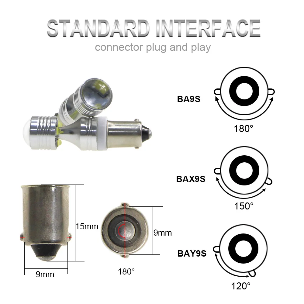 KEIN 2 шт. BA9S T10 led w5w H21W bay9s bax9s T4W H6W Высокая мощность авто лампа боковой Клин светильник стояночный Хвост Сигнальная лампа XBD 30W