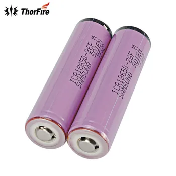 

THORFIRE 2pcs/lot 3.7V ICR18650-26HM/FM 2600mah Button Top Protected 18650 Li-ion Battery Portable Lighting Torches Accessories