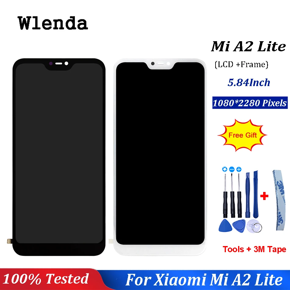 

For Xiaomi Mi A2 Lite LCD Display Digitizer Touch Screen LCD for Xiaomi Mi A2Lite Display Repair Parts