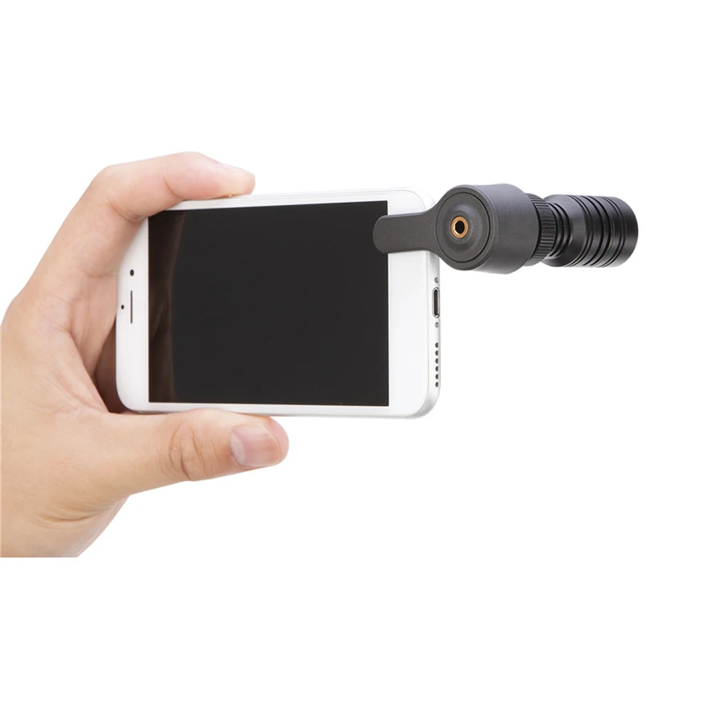  SmartMic Compact Mini Directional Microphone for iPhone 7 6 Samsung Huawei HTC Smartphones Recorder