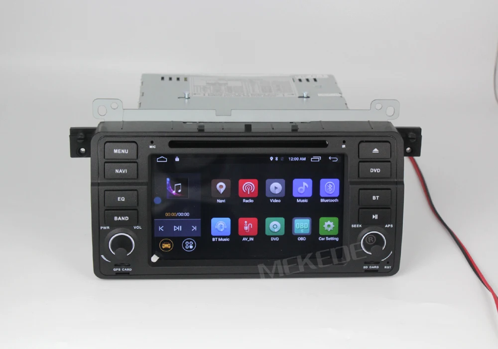 NaviFly 4G LTE Android8.1 четырехъядерный автомобильный Радио DVD gps навигация стерео для BMW E46 3 серии M3 1998-2006 ram 2 Гб HD 1024*600