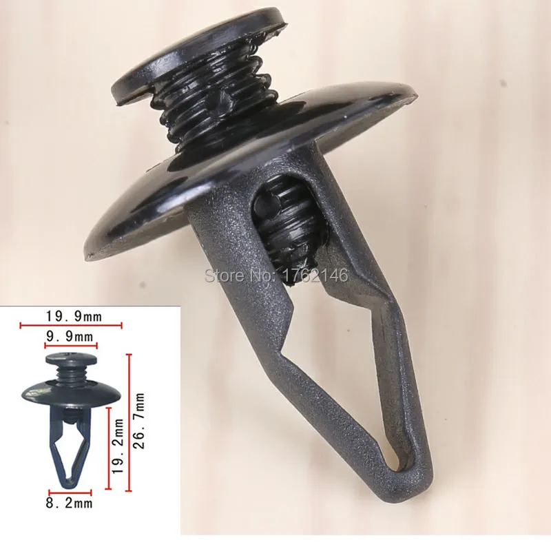 500x Nylon Fastener Rivet Retainer Fender Clip For Ford Escape Mazda 5