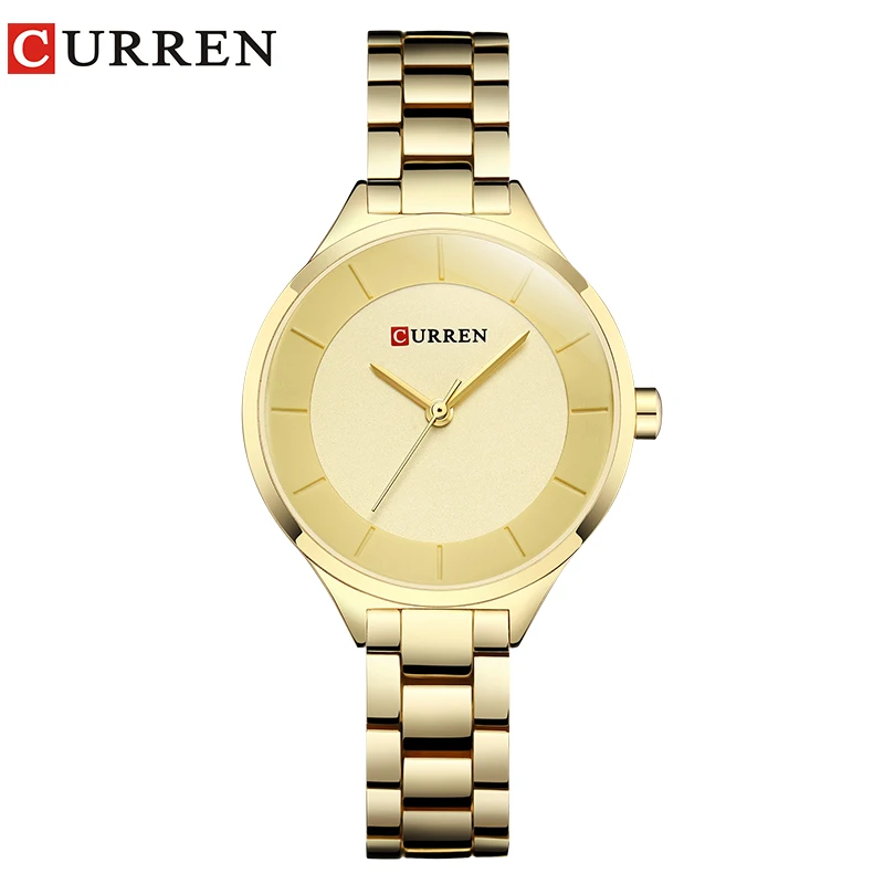 

Top Luxury Brand CURREN Women Watch Simple Stainless Steel Ladies Dress Fashion Waterproof Quartz Watch Relogio Feminino
