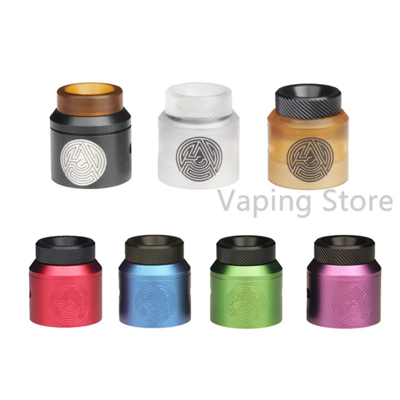 

Advken Artha RDA 24mm PEI/PC/Stainless Steel Top Cap with 810 Drip Tip Kit