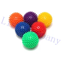 Диаметр 7,5 см мини подошвы обуви расслабленный Йога Мячи тонкий тело фитнес похудение взрослые женские точечный массаж Мячи