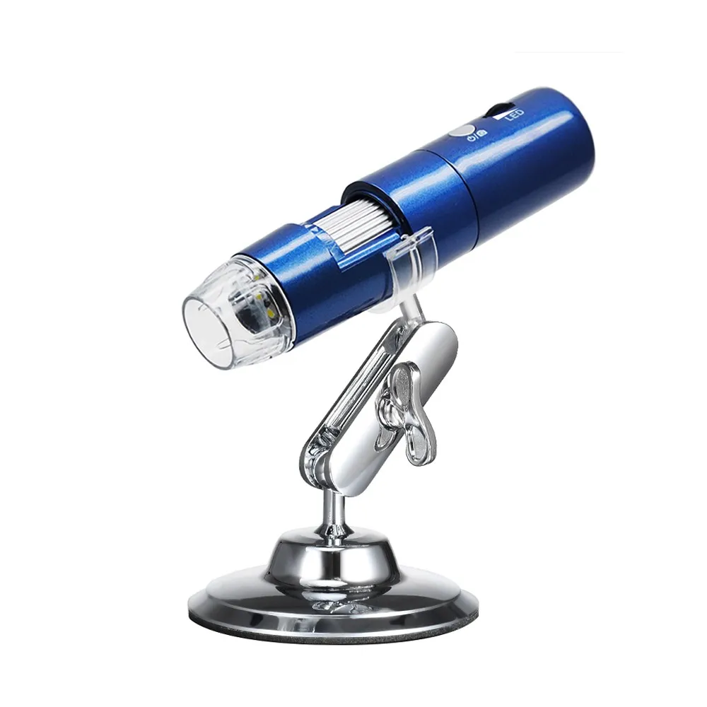 

Wireless Wi-Fi Digital Zoom Microscope Handheld Magnifier 2MP Camera 8-LED Light Magnifying 1000X Magnification for Smartphone