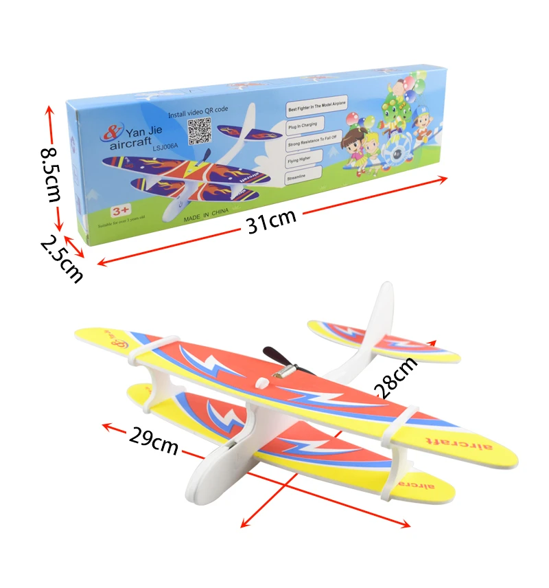 styrofoam plane glider