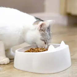 Корм для домашних животных в форме кота корм для домашних животных пластик вода миска-кормушка аксессуары для домашних животных посуда