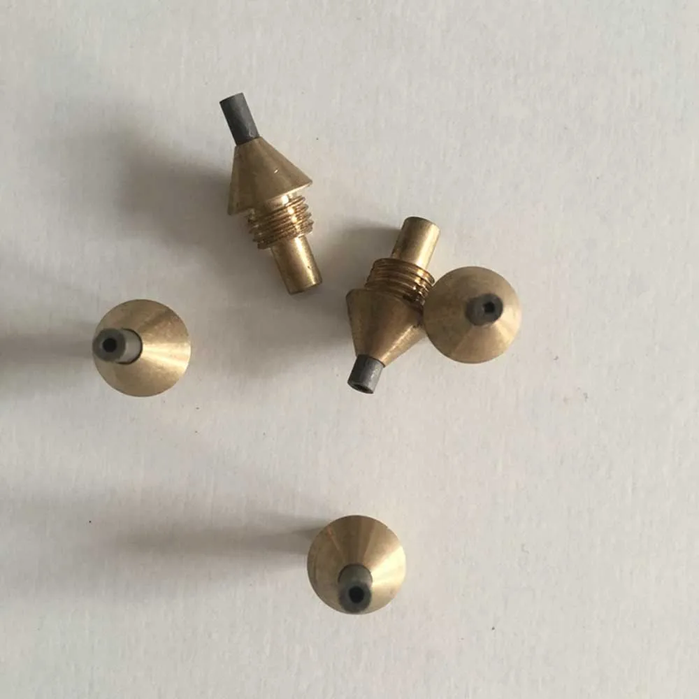 4pcsDentalLabSandblastingMachineBlasterPenTipNozzleBrass