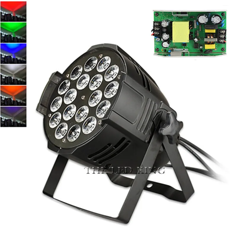 Супер яркий 18x18 Вт Светодиодный светильник SlimPar Quad rgbwa + uv 6in1 светодиодный для