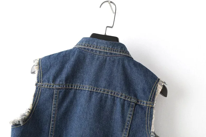 4 denim vest women