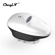 Электрический массажный гребень для головы, компактный Массажер для кожи головы, вибрирующий массажный гребень для стимуляции головы, акупунктурный массажер 35