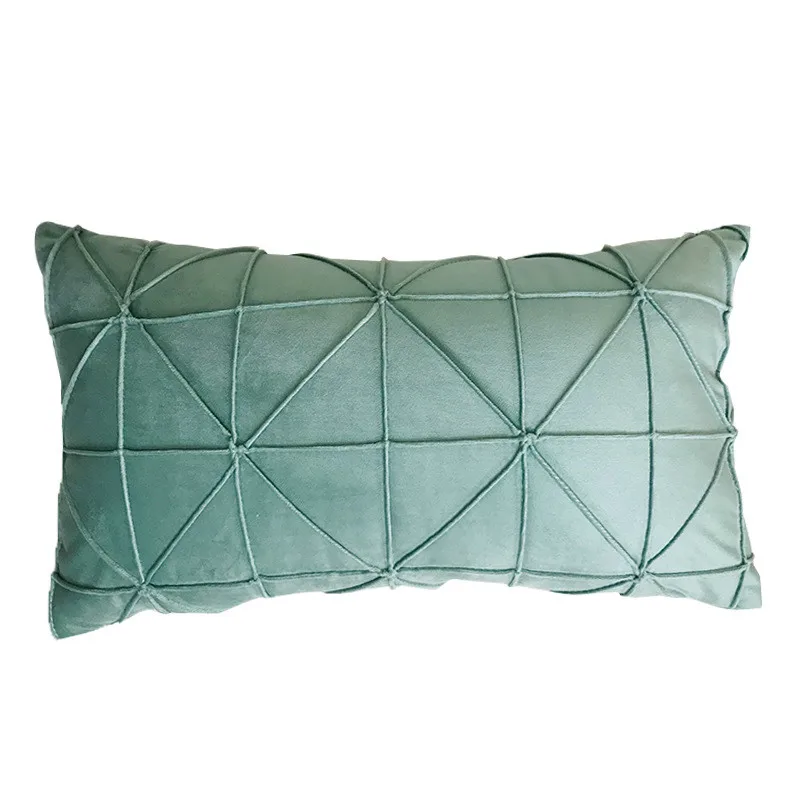 Cilected сплошной цвет скандинавские односторонние решетки декоративная подушка прямоугольная стильная подушка для дивана крышка Защитная, крышка постельные принадлежности