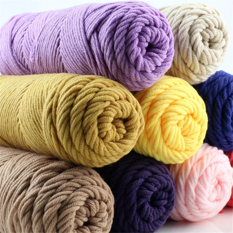 Wholesale 5 Balls 500g Knitting Yarn Baby Cotton Silk Wool Eco Fridenly