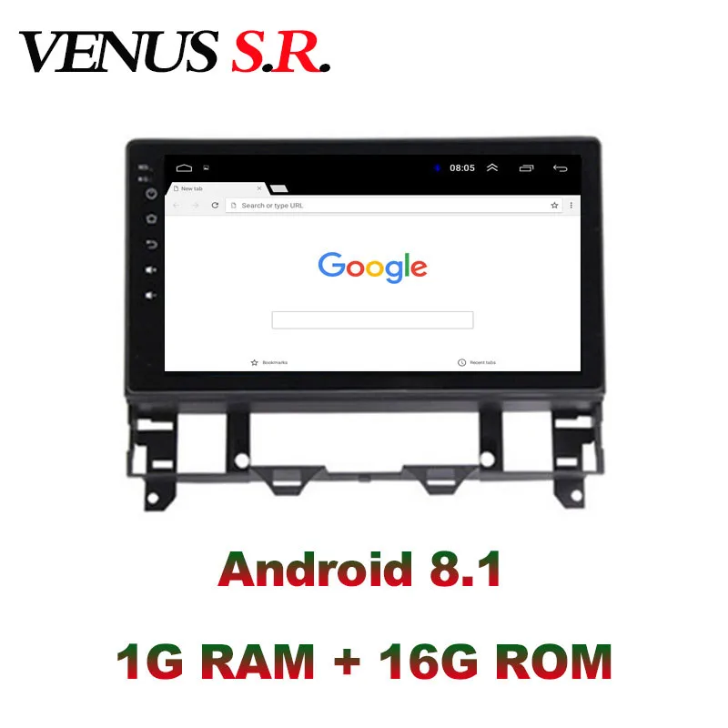 VenusSR Android 8,1 2.5D автомобильный dvd для Mazda 6 радио 2002-2008 Мультимедиа gps Радио Стерео gps навигация