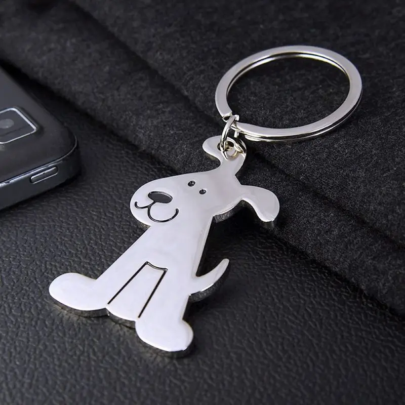 Newest lovely dog Keychain Fashion dog lover Keyring men women dog Key
