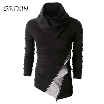 

Autumn Winter Turtleneck Sweater Men Casual Knitted Sweater Male Long Sleeve Slim Fit Pullover Masculina Tops 2XL