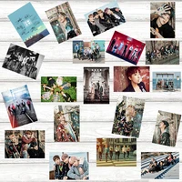 New BTS Korean Star guy Clear Image Sticker 20 pcs PVC Art Crafts collection Gift Design
