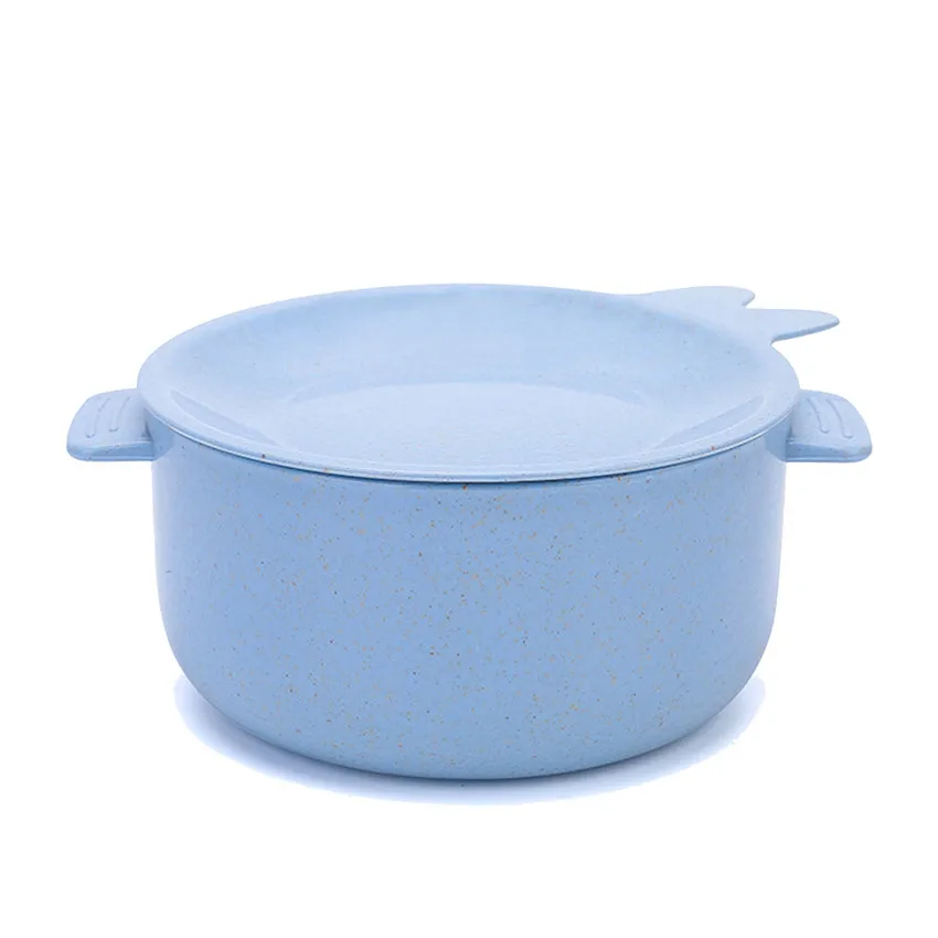 Экологически устойчивый пластиковый пузырь с рисовой чашей креативные студенческие миски для супа дома столовые приборы салатник#30 - Цвет: 2