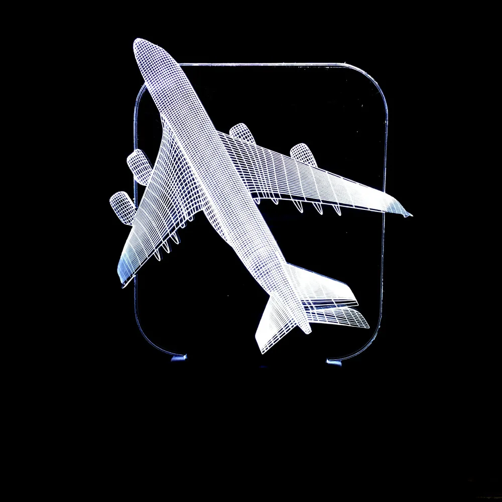 Акриловая панель в форме сердца, автобуса, рыбы, для 3D светодиодный светильник, анифул Морден, креативные подарки, прозрачный акриловый дизайн, не включает в себя основание - Цвет корпуса: plane panel