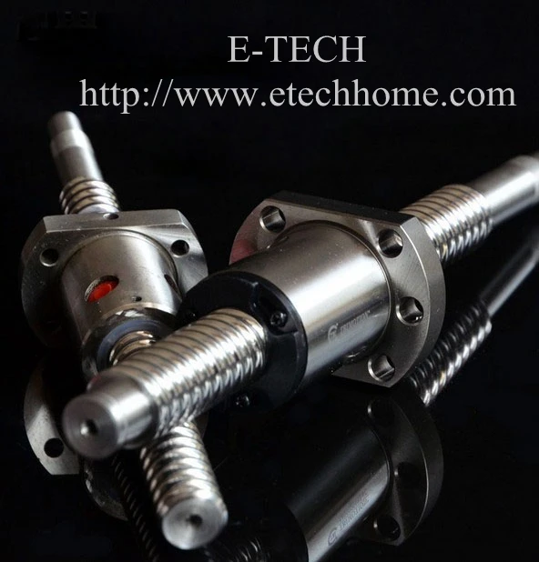 

2Pcs/Lot! 16mm Dia Ball screw SFU1604 set : ballscrew SFU1604 L200mm+SFU1604 Ball Nut Without End Machined