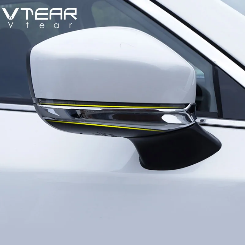 Chrome Side Mirror Strips For Mazda CX3 CX5 Rearview Trims Accessories