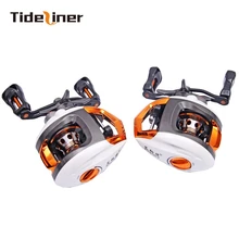 НОВАЯ литая Рыболовная катушка Reach Left Right Handle Bait 12+ 1 подшипник 6,3: 1 Передаточное отношение металлическая катушка baitcasing рыболовные катушки