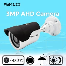 WAN LIN Waterproof AHD Camera 3.0MP Full HD Surveillance Camera with 5.0MP HD Lens