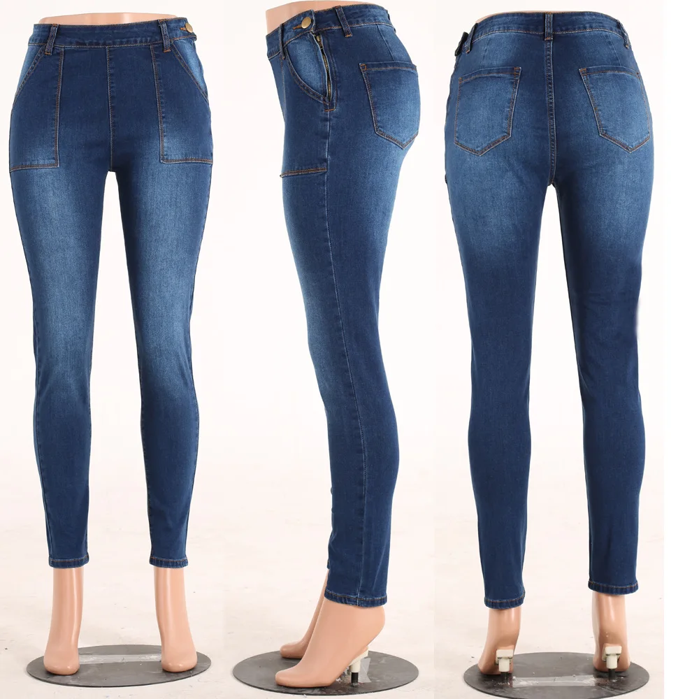 Весна Осень Женские простые базовые джинсы эластичные джинсовые брюки карандаш джинсы Леггинсы Брюки джеггинсы для женщин джинсы брюки