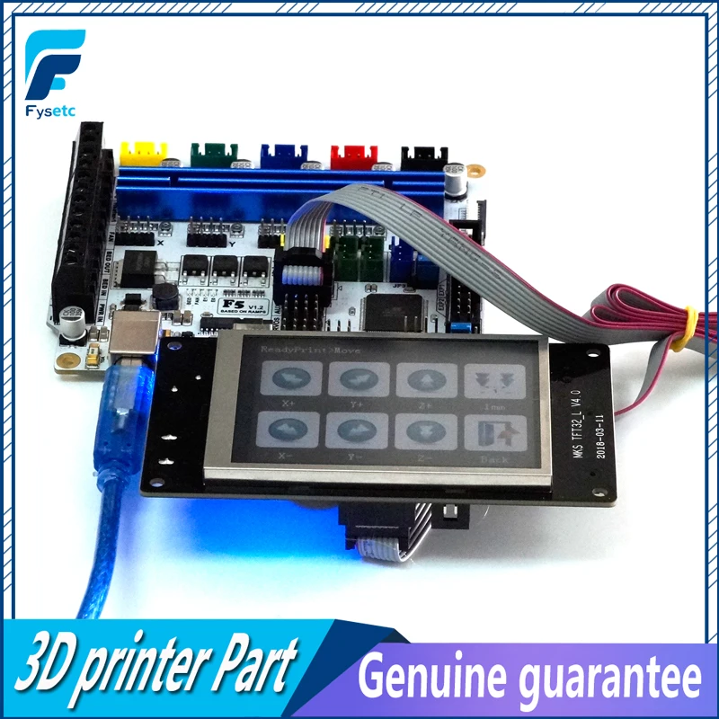 Плата управления FYSETC F5 V1.2 на базе ATMEGA 2560 сменная основа 1 4 и плата Ramps + TFT32 ЖК экран
