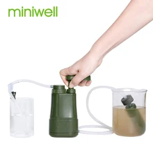 miniwell Outdoor Water Purifier Camping Hiking Emergency Life Survival Portable Purifier Water Filter