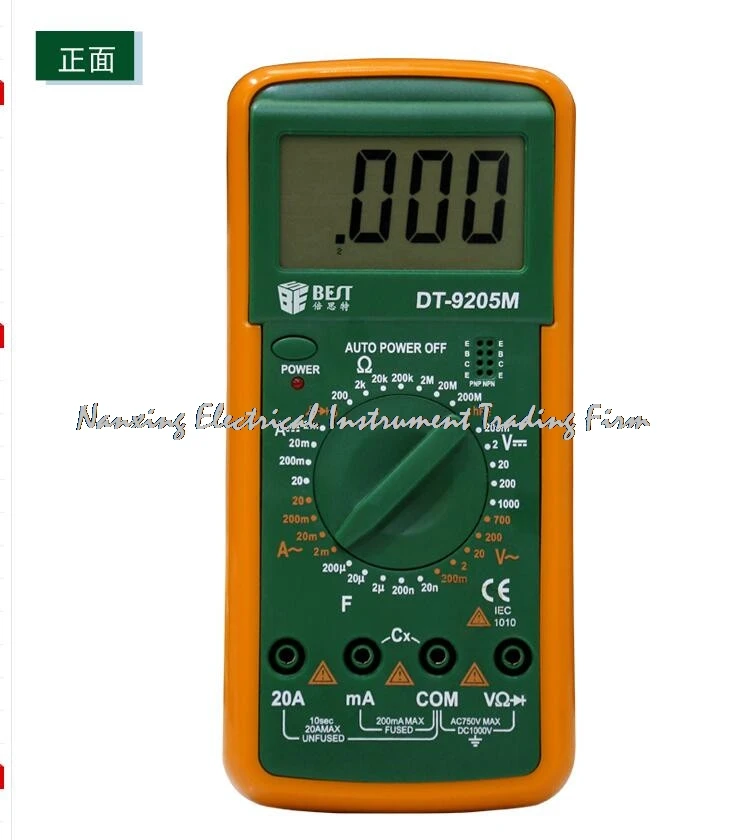 

Best DT-9205M Multimeter version Wholesale Digital Multimeter LCD Screen Multimeter With buzzer Tester Meter