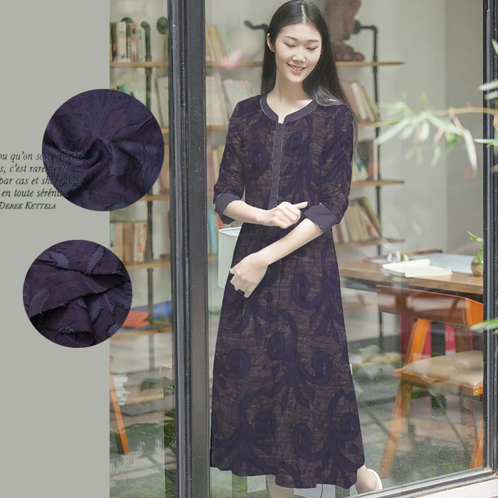 dark purple chiffon dress