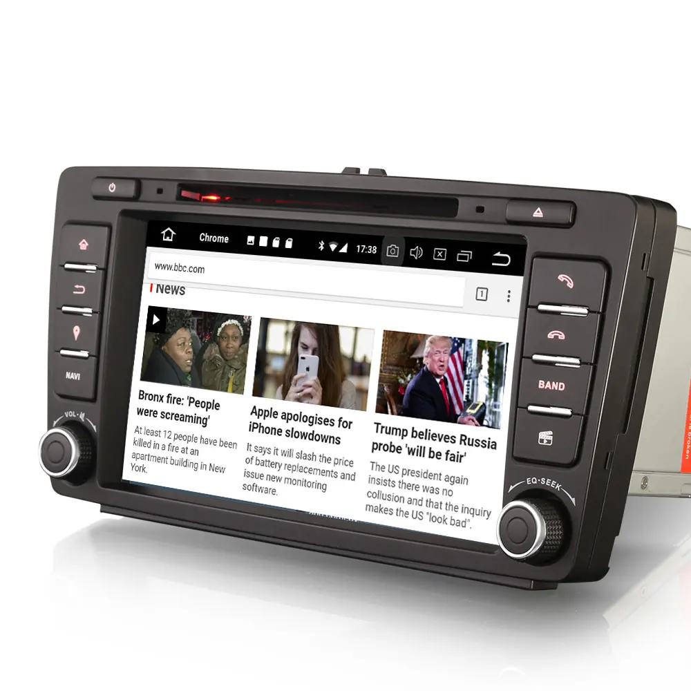 Discount 8" Android 9.0 Pie OS Car DVD Multimedia GPS Radio for Skoda Octavia MK2 2009-2013 & Rapid 2012–2015 & Rapid Spaceback 2013–2015 5