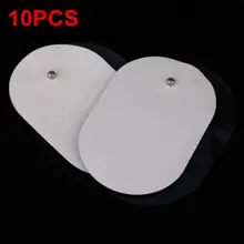 10 Pcs/Set Cervical Vertebra Machine Electronic Physiotherapy Massager Low Frequency Electrode Pads for Digital TENS Therapy