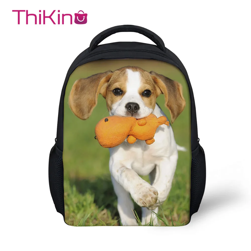 

Thikin Boxer dog Girls Preschool Travel Book Backpack for Kids Pupil's Boys Schoolbag Good Children's Gifts Present